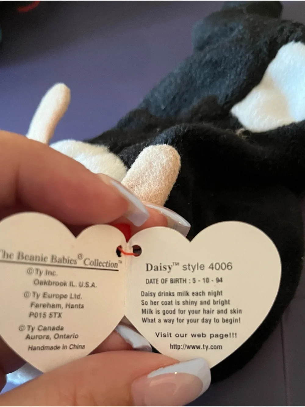 Daisy the Cow Beanie Baby